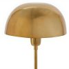 OZAIA Lamp | Schemerlamp Champignon Met Art-Decostijl Amanite - Marmer En Ijzer - 24,5 X 24,5 X 52 Cm - Goudkleurig