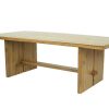 Vente-unique Eettafel | Eettafel 8 Plaatsen Van Teakhout - Kleur: Naturel - Lenida