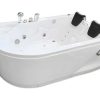 ELITESHOPPING Massagebad | Witte Hottub 170 X 115 Cm Voor 2 Personen 15 Jets Dahlia