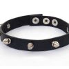 Vente-unique Standbeeld | Decoratief Beeldje Panter Met Halsband, Zwart Hoogglans Met Kraag