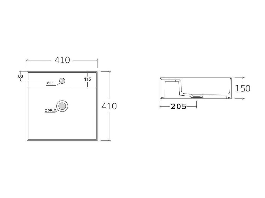 Vente-unique Dubbele Wastafel | Hangend Badkamermeubel Met Dubbele Wastafel En Spiegels - Grijs - 150 Cm - Jimena Ii