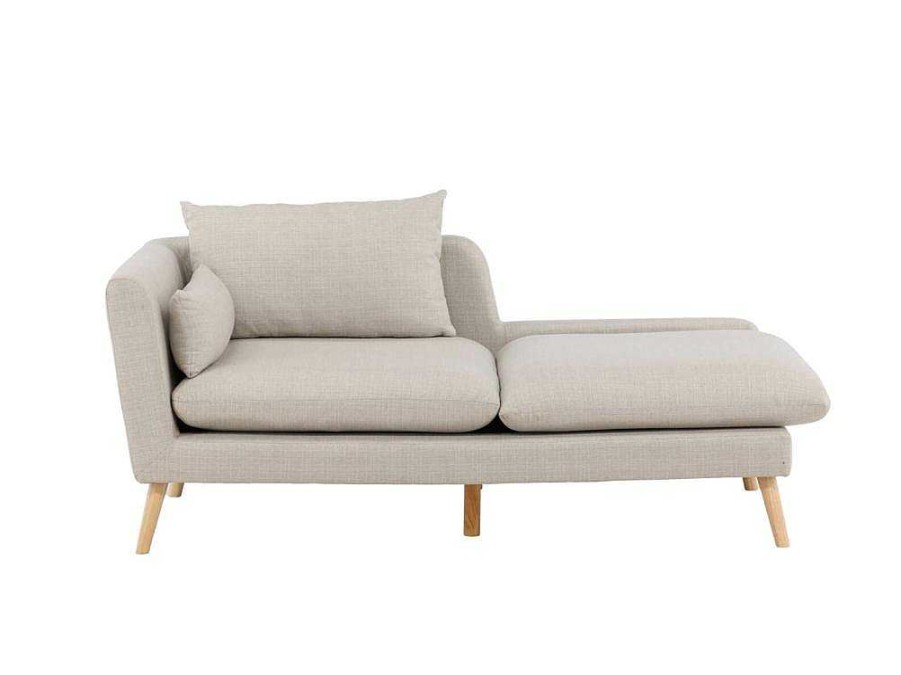 Vente-unique Chaise Longue | Tacoma Bank 2 Persoons Bruin.