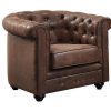 Vente-unique Aanbiedingen: Zitbank & Fauteuil | Fauteuil Chesterfield Van Microvezel Met Vintage Look