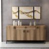 Homemania Ladekast | Moon Multifunctioneel Kabinet, Walnoot, 160X42X75 Cm, Epikasa