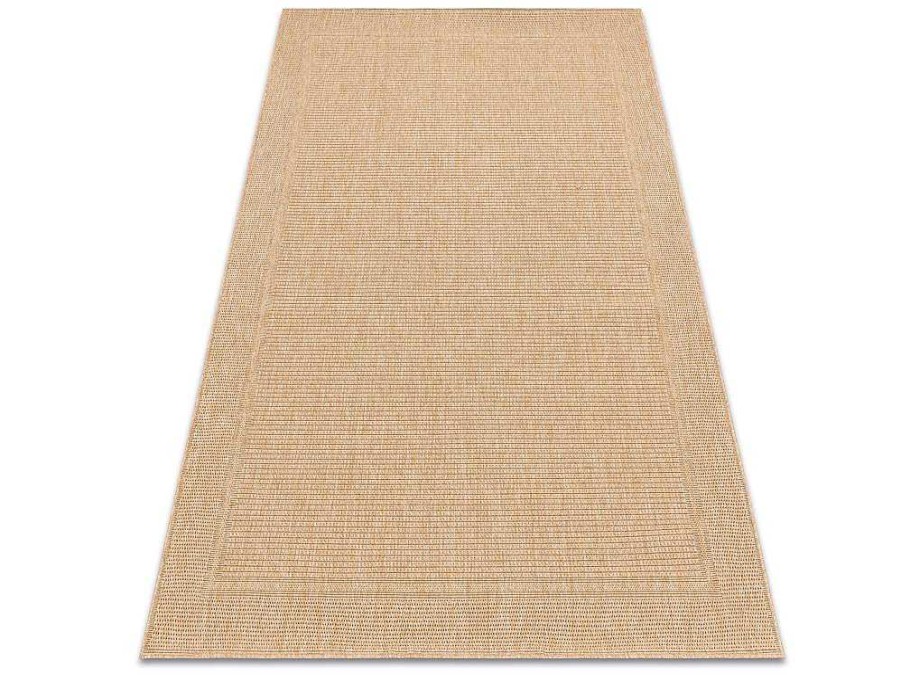 RugsX Tapijt Voor Buiten | Sisal Tapijt Timo 5979 Buitenshuis Kader Donker Beige 240X330 Cm