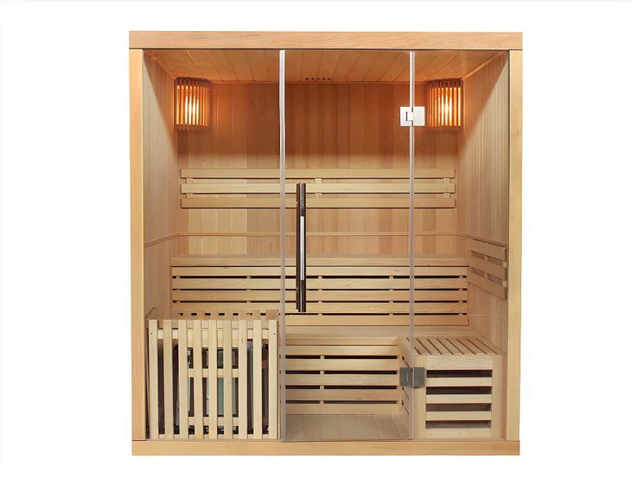 VOGUE SAUNA Finse Sauna | Traditionele Finse Sauna 4/5 Persoons Kolding - 180 X 160 X 200 Cm