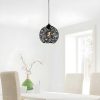 OZAIA Hanglamp | Hanglamp Met Verstelbare Hoogte Celindra - D. 25 X H. 39/119 Cm - Zwart