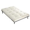 DREAMEA Set Matras En Lattenbodem | Set Lattenbodem + Futon 160 X 200 Cm - 100% Katoen - Shiva Van Dreamea - Ecru