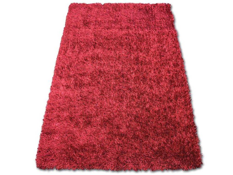 RugsX Tapijt Hoogpolig | Tapijt Shaggy Lilou Rood 160X230 Cm