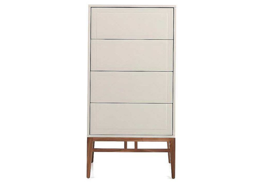 Angel Cerda Ladekast | Chiffonier Grijs En Walnoot 7036 Angel Cerda