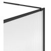 Shower & Design Douchewand | Wand Voor Inloopdouche Met Structuurglas - 120 X 200 Cm, Mat Zwart - Virana