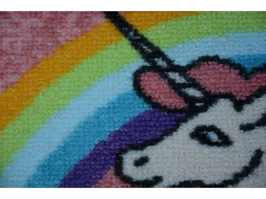 RugsX Kindervloerkleed | Tapijt Voor Kinderen Unicorn Rozekleuring Eenhoorn 250X350 Cm