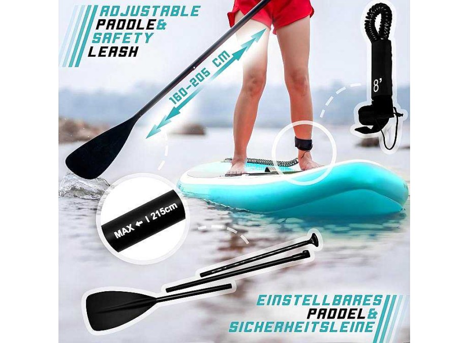 Vente-unique Watersport | Sup Board Nymphe 320 Cm - Mintgroen - Incl. Accessoires