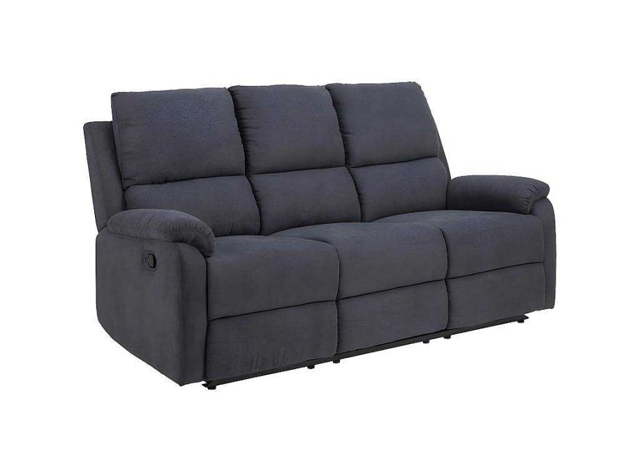 Vente-unique Aanbiedingen: Zitbank & Fauteuil | Sabel Bank 3 Persoons Relaxfauteuil Grijs.