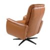 Angel Cerda Fauteuil Leer | Bruine Leren Draaifauteuil 5117 Angel Cerda