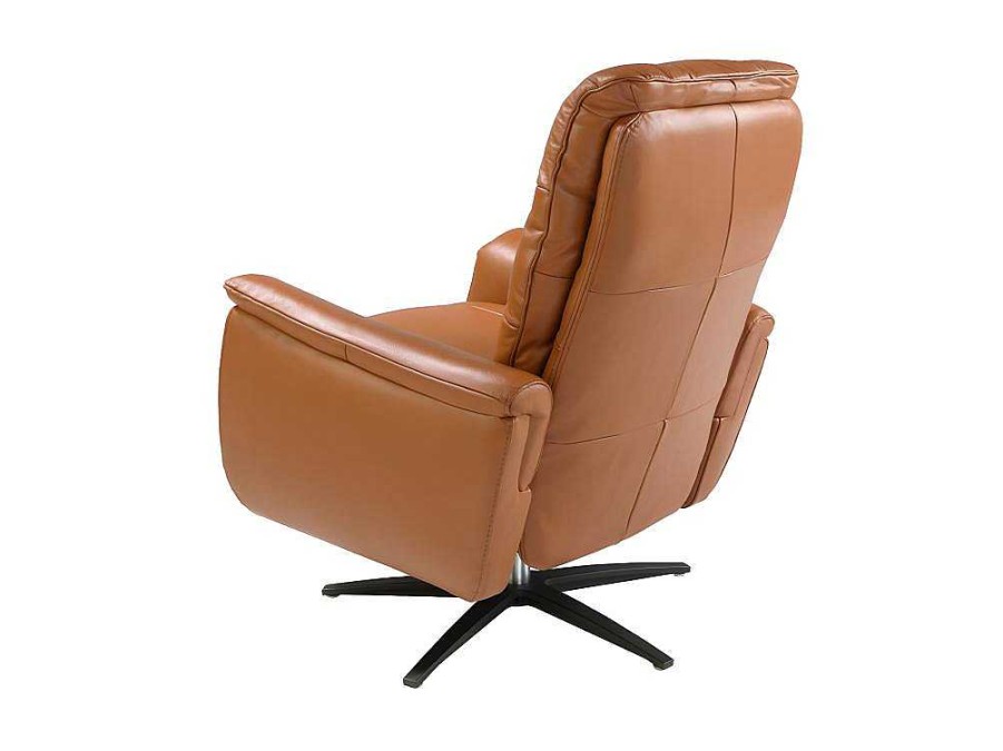 Angel Cerda Fauteuil Leer | Bruine Leren Draaifauteuil 5117 Angel Cerda