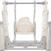 ModernLuxe Babymeubel | Afneembare En Opvouwbare Babybox 12+2 Met Speelbord, Basketbalring En Schommel Lichtgrijs