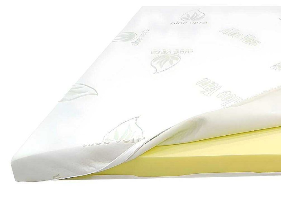 NATUREA Topmatras | Dekmatras Luxe Met Vormgeheugen Aloe Vera Van Naturea - 160 X 200 Cm