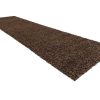 RugsX Tapijt Hoogpolig | Tapijt, Vloerbekleding Soffi Shaggy 5Cm Bruin - Voor Keuken, Naar De G 70X300 Cm