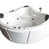 ELITESHOPPING Massagebad | Witte Hottub 150 X 150 Cm Voor 2 Personen 6 Jets Anemoon