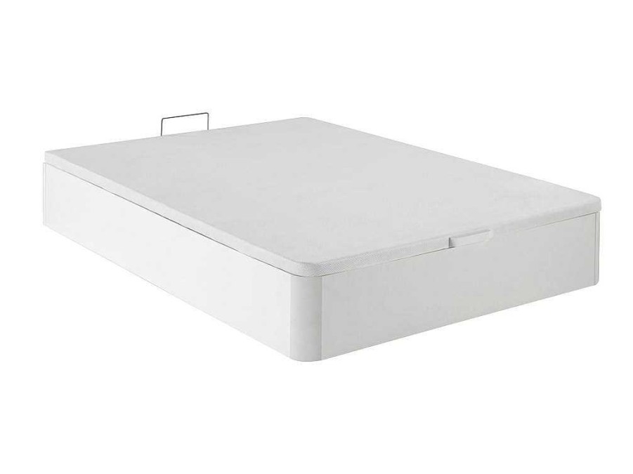 DREAMEA Set Matras En Lattenbodem | Bedset 160 X 200 Cm - Witte Bedbodem Met Opbergruimte + Matras In Schuim Met Hoge Dichtheid - Heaven Van Dreamea Play