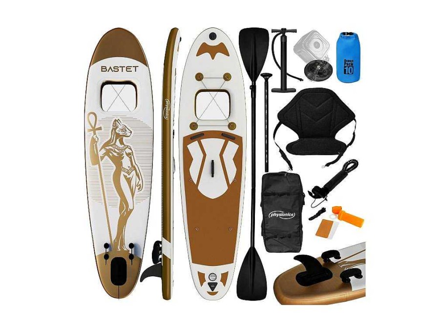 Vente-unique Watersport | Sup Board Gold Ra 305 Cm - Goud - Incl. Accessoires