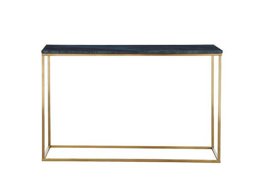 PASCAL MORABITO Sidetable | Design Sidetable Aretha - Marmer En Metaal - Zwart En Goudkleurig - Van Pascal Morabito