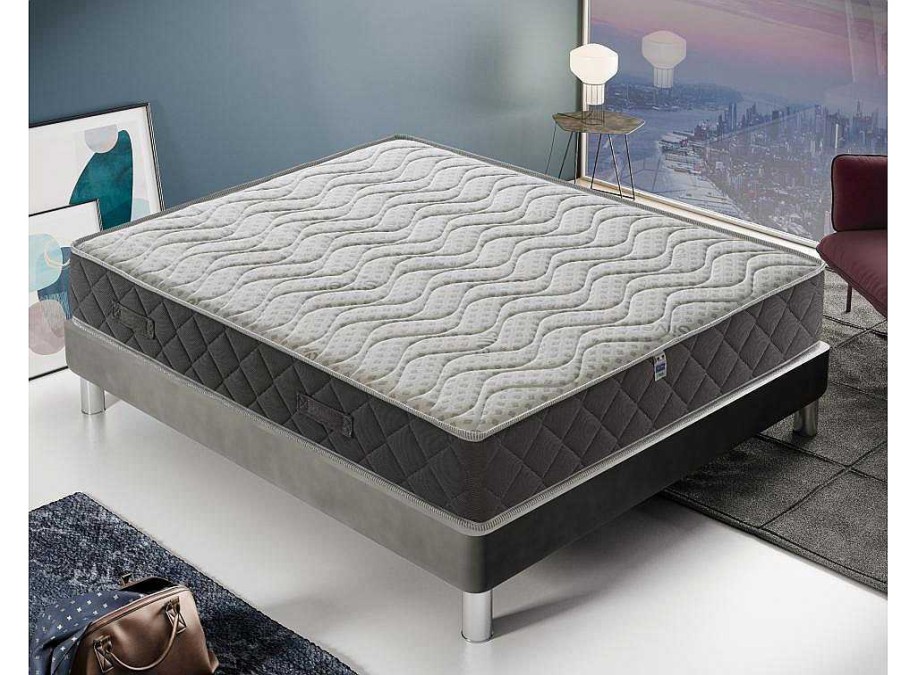 I Love Sleep Matras Met Vormgeheugen | Traagschuimmatras - 11 Comfortzones - Silver Safe-Hoes 105 X 190 Cm