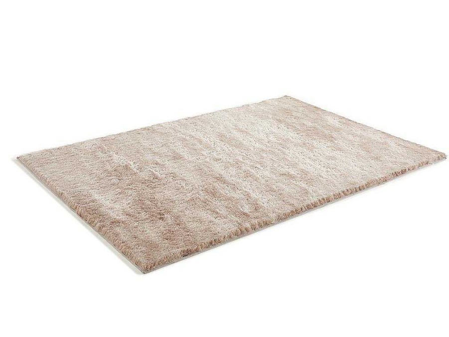 OZAIA Woonkamertapijt | Kleed Shaggy Dolce Taupe Met Beige Weerschijn - Polyester - 160*230 Cm