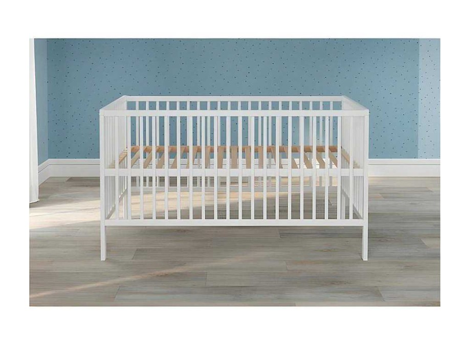 Vente-unique Babymeubel | Universal Kinderbed Wit Mat.