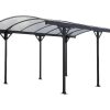 EXPERTLAND Carport | Vrijstaande Carport Van Aluminium Genaro - Grijs - 15,3 M