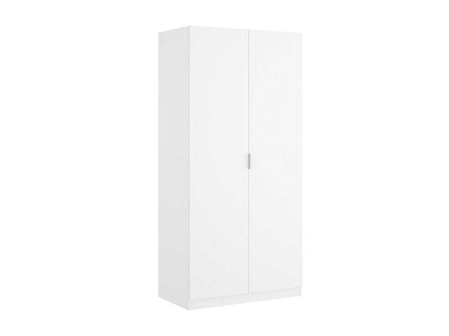 Vente-unique Kledingkast | Kast Met 2 Deuren - L81 Cm - Wit - Listowel