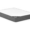 PASCAL MORABITO Fluwelen Bed | Bed Met Opbergruimte 180 X 200 Cm - Ribfluweel - Lichtgrijs + Matras - Timano