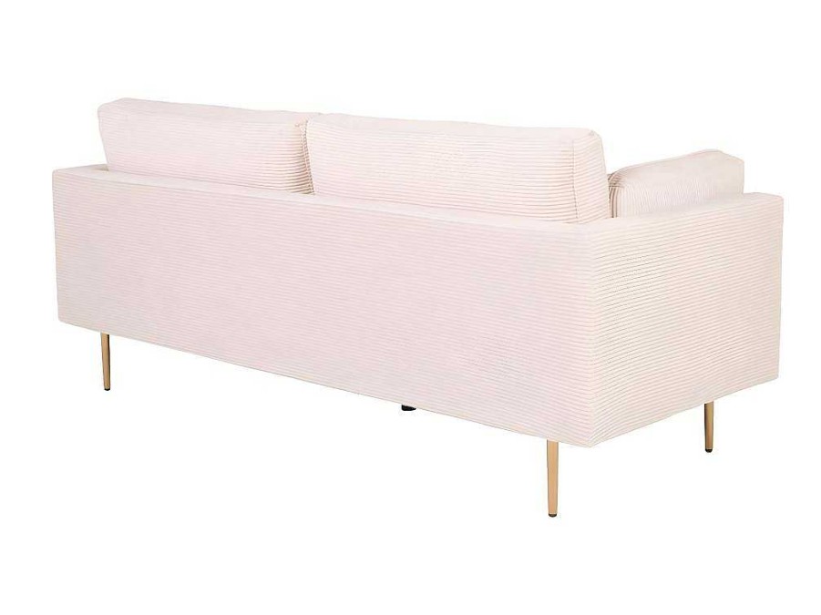 Vente-unique Stoffen Zitbank | Boom Bank 3 Persoons Beige.