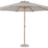 Vente-unique Parasol | Frank Zonnescherm Parasol Met Dissel O3.5M Teak Decor, Beige.