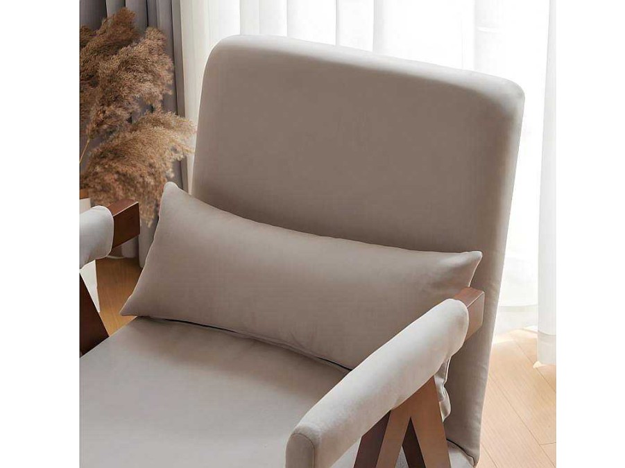 ModernLuxe Uitklapbare Fauteuil | Verstelbare Converteerbare Gewatteerde Fauteuil Van Katoenen Stof - Beige