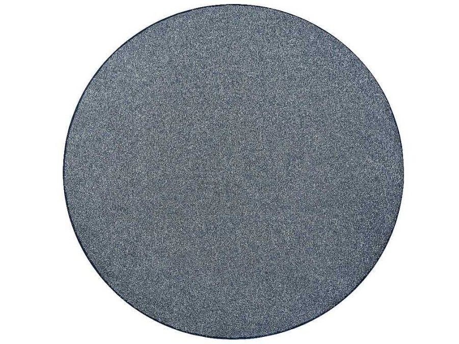 RugsX Tapijt Rond | Tapijt Rond Excellence Blauw 897, Glad, Melange Cercle 200 Cm