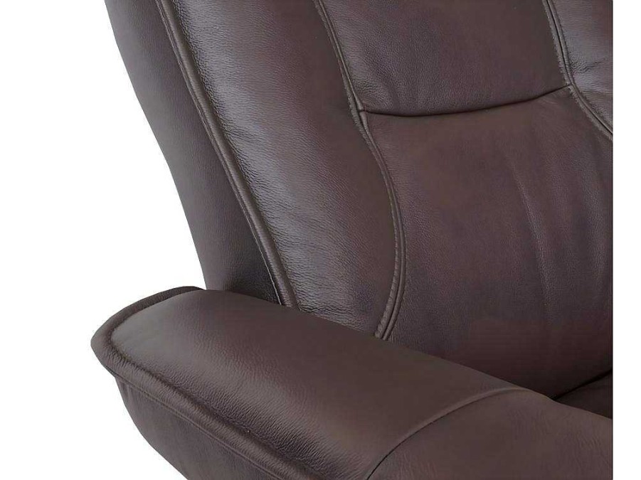 Vente-unique Fauteuil Leer | Halifax Fauteuil, Bruin, Naturel Bruin