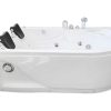 ELITESHOPPING Massagebad | Witte Hottub 170 X 115 Cm Voor 2 Personen 15 Jets Tulip