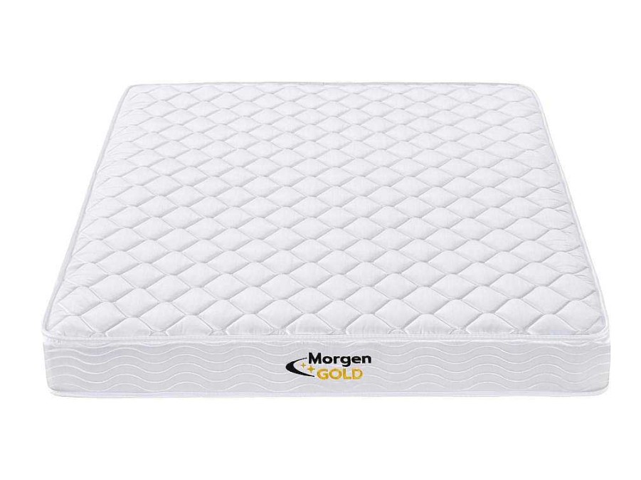 Morgengold Set Matras En Lattenbodem | Set Bedbodem + Matras Met Veren Wolkenlos Van Morgengold - 140 X 190 Cm