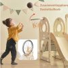 ModernLuxe Spel Voor Buiten | 3 In 1 Glijbaan - Met Trap, Basketbalring - Autovorm - Roze