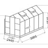 EXPERTLAND Tuinkas | Tuinkas Van Polycarbonaat 9 M Corolle Ii