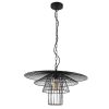 OZAIA Hanglamp | Hanglamp Met Draden Vlindermodel Machaon - Metaal - L59 X H95 Cm - Zwart