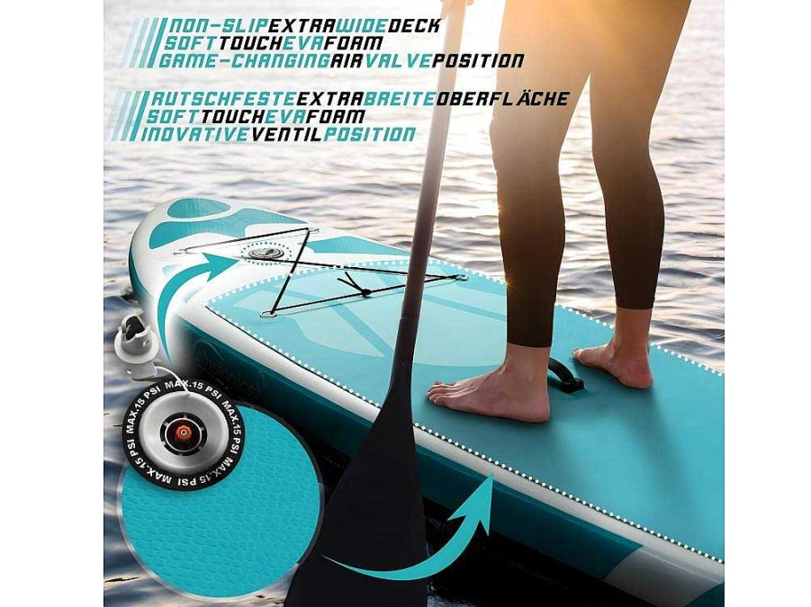 Vente-unique Watersport | Sup Board Nymphe 320 Cm - Mintgroen - Incl. Accessoires