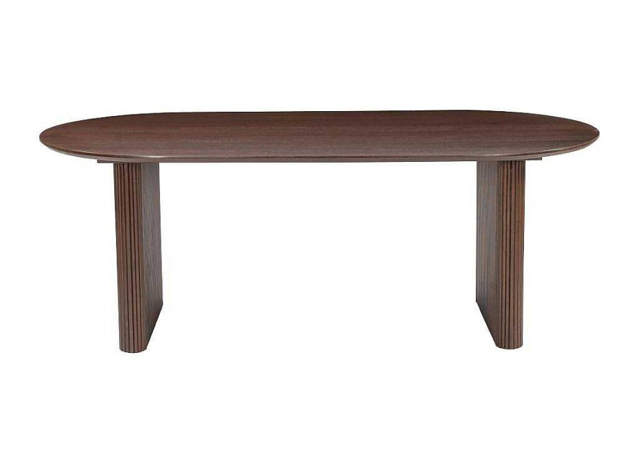 Vente-unique Eettafel | Eettafel 8 Plaatsen Van Mangohout - Naturel - Nevili