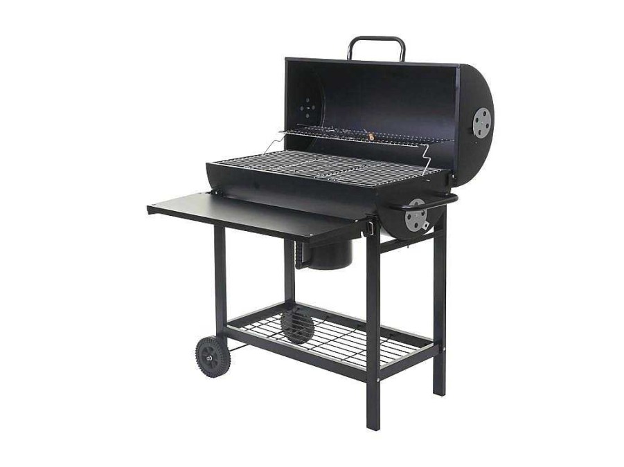 Vente-unique Buitenkeuken | Mcw-F70 Barbecuetrolley Met Deksel En Plank