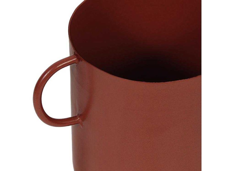 OZAIA Decoratieobject Voor Binnen | Kleine Vaas Met Handvatten - H17 Cm - Terracotta - Bilian