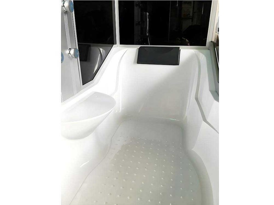 ELITESHOPPING Massagebad | Baignoire-Douche Hydromassagehoek Chromotherapie 170 X 90 Cm - Raven