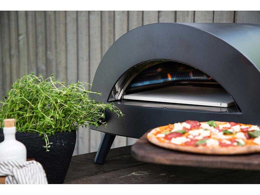 Vente-unique Buitenkeuken | Bukom Pizza Oven Til Gas Zwart.