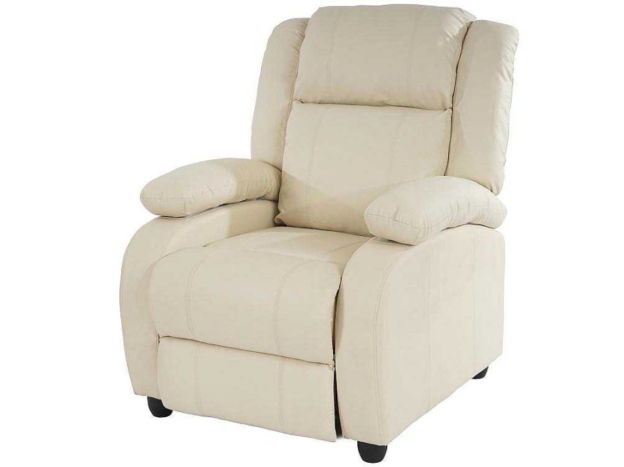 Vente-unique Fauteuil Kunstleer | Glasgow Fauteuil, Creme